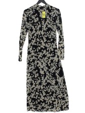 Mint Velvet Bodycon Maxi Dress UK10 in Black