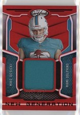 2018 Certified New Generation Jerseys Mirror Red /299 Mike Gesicki #15 c5b