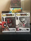 Funko Deadpool Bundle #1400 With Headpool #1401 Dogpool