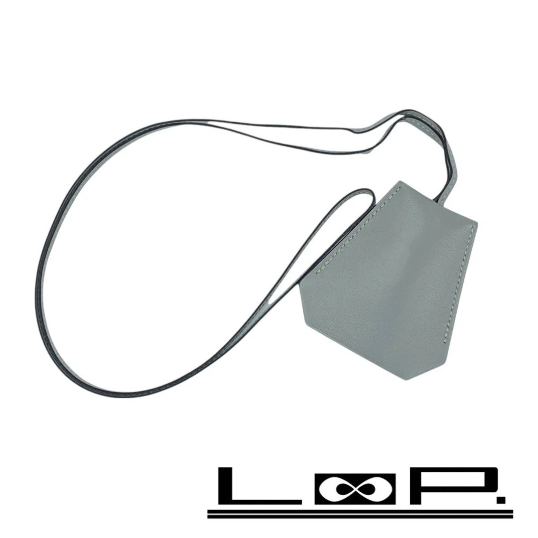 HERMÈS Collana cloche all'uncinetto Hermes come nuova grigio rapido □D incisa 3760925 usata LOOP 0