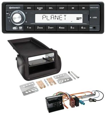 Continental MP3 AUX USB DAB 1DIN Autoradio für Citroen Nemo Peugeot Bipper ab 20 - Bild 1 von 4