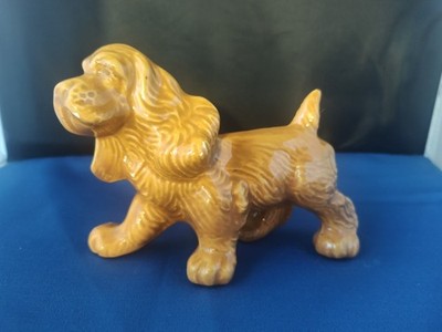 Vintage Cocker Spaniel Dog Small Figurine 