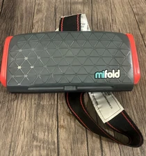 Mifold Grab-And-Go Car Booster Seat Kids Safety Travel Slate Grey MF01CGRY