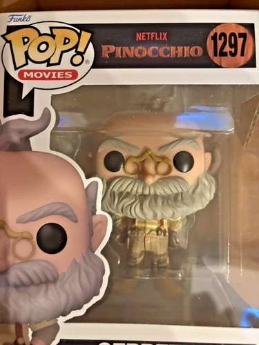 Funko POP! Movies Netflix Pinocchio - Geppetto Figure #1297 BRAND NEW