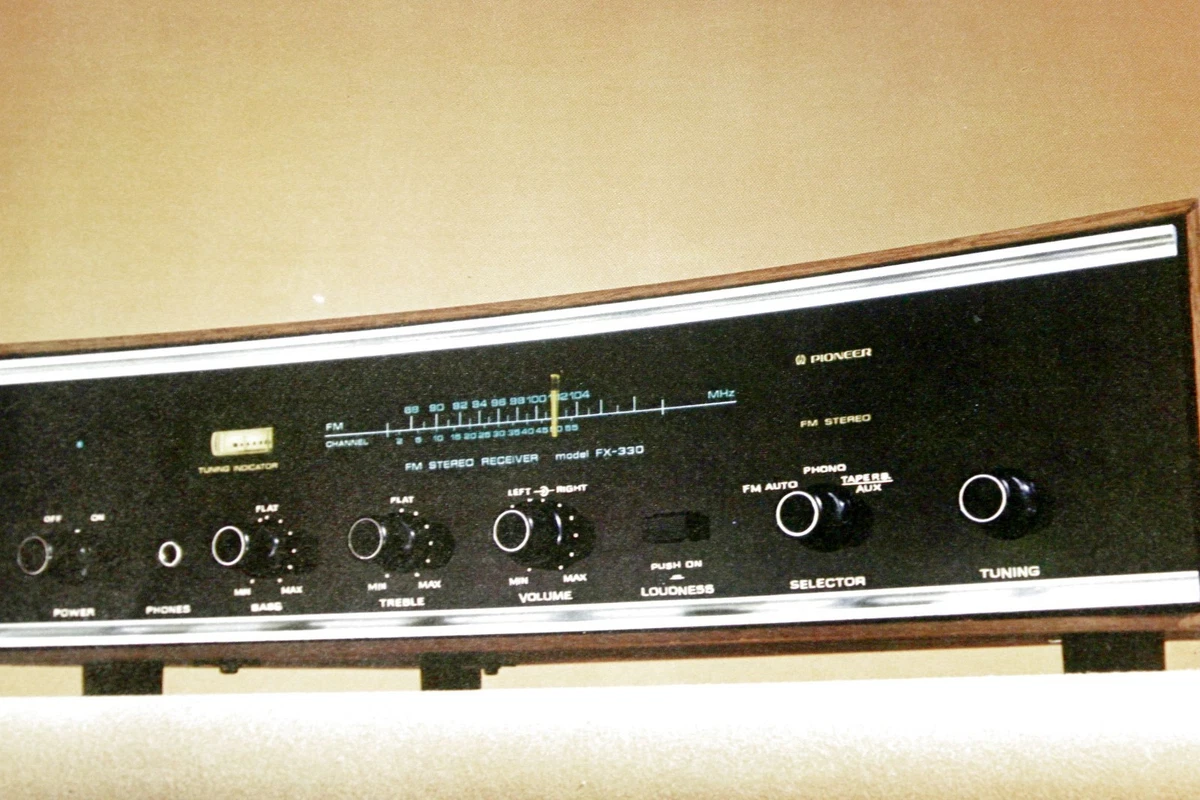 Originale Werbung / Datenblatt: Receiver PIONEER FX-330 von 1971