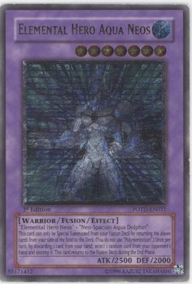 Elemental Hero Aqua Neos Yu-Gi-Oh! POTD 1st Edition Upper Deck Version #EN031