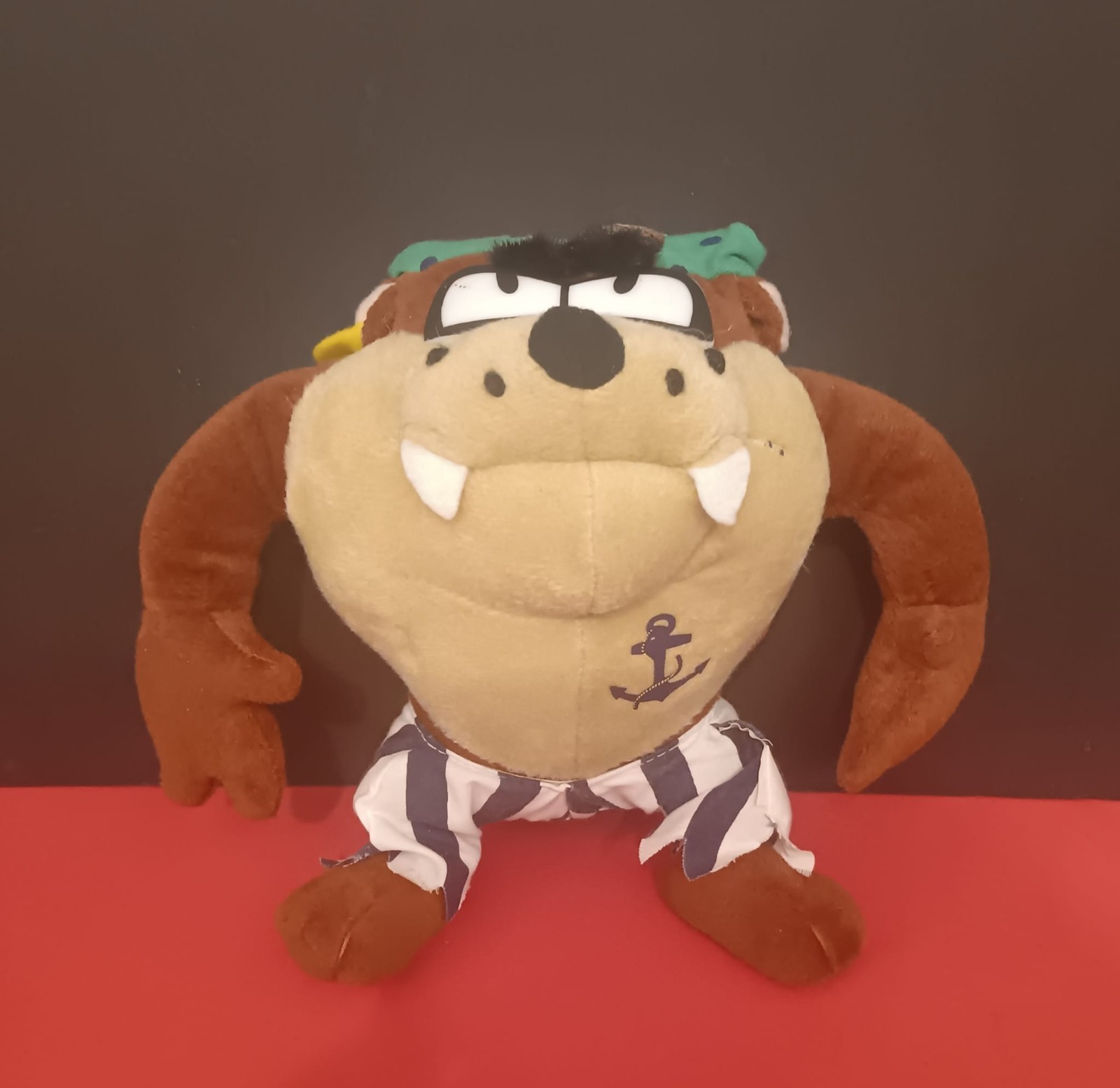 PELUCHE SERIE LOONEY TUNES WARNER BROS TAZ DEMONIO DE TASMANIA PIRATA