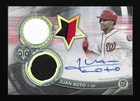 Juan Soto 2019 Topps Triple Threads Autograph Prime Patch Future Phenom #25/35