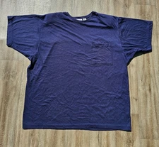 Vtg Venezia Sportswear Womens Sz 18/20 Top Navy Blue