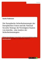 Die EuropäIsche Sicherheitsstrategie Der EuropäIschen Union Und Die National Sec