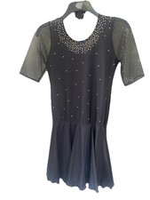  Vestito pattinaggio figurativo pattinaggio su ghiaccio donna taglia/adolescente/adulto piccolo nuovo