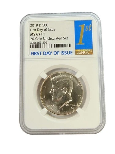 2019-D Kennedy Half Dollar NGC MS67 PL