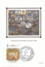 Economic Summit EUROPA GB Benham postcard FDC London EC1 1984 CLEARANCE (147768)