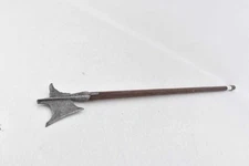 Metal Halberd With Wooden Handle Medieval Style 73 Cm (Defect Tip)