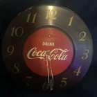 Vintage 1950’s Coca-Cola Advertising Clock 18" Parts Or Repair.