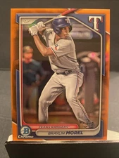 2024 Bowman Draft - Braylin Morel - True Orange Refractor #BDC-169