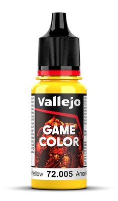 72.005 Moon Yellow (18ml) Game Color Vallejo Acrylicos Vallejo Farben NEU