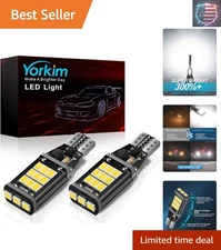 21-SMD 921 LED Reverse Light Bulbs - 6000K Brightness, Pack of 2 for All Cars