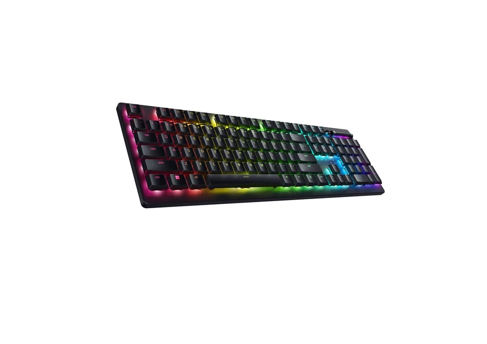 Razer DeathStalker V2 Pro Gaming Keyboard Dual Wireless Optical Red Switches US - Immagine 3 di 4