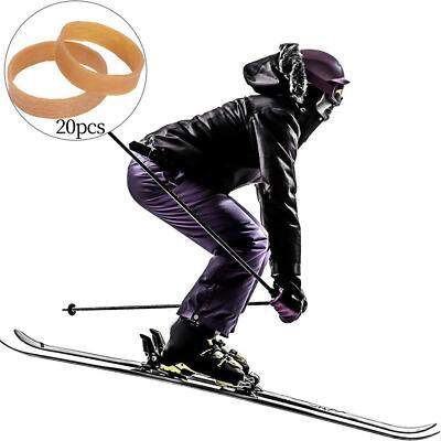 20x Skibremshalterungen, Bindungsgurte Für Snowboard, Skifahren, Wintersport