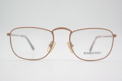Vintage Brille ROMEO GIGLI RG 44 Bronze Oval Brillengestell eyeglasses