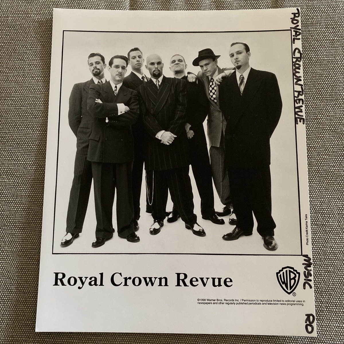 Royal Crown Revue Press Photo 8x10”. See Description. | eBay