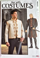 MCCALLS PATTERN 8423 COSTUMES   TOP VESTS  MENS SIZES 44 46 48 50 52 UNCUT