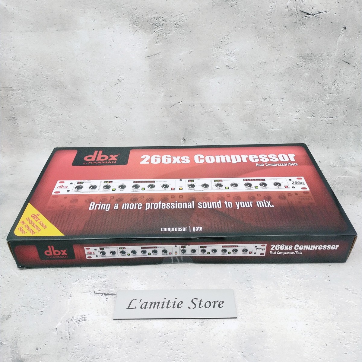 動作品 dbx 266xs コンプレッサー/ゲート dbx 266xs 2chコンプレッサー/ゲート(ディービーエックス