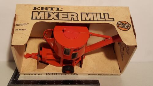 Ertl Allis Chalmers Orange Mixer Mill 1/16 diecast metal farm implement replica - Picture 2 of 5
