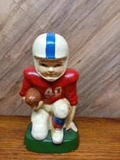 Vintage 1974 Sears & Roebuck Football Player Bank #40 NFL  7-1/2" tall