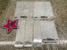 Sizzix Tim Holtz Alterations Embossing Folders Set 6 Woodgrain, Brick, Stitches