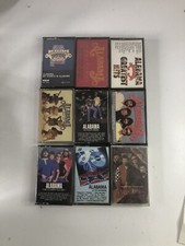 Alabama cassette lot Of 9Rock Country One Sealed Greatest Hits, 40 Hour Week, Er