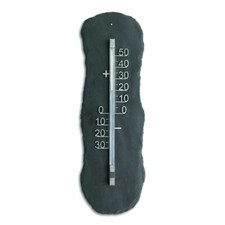Slate Thermometer - Indoor / Outdoor / Garden - Made in Germany from real Slate.