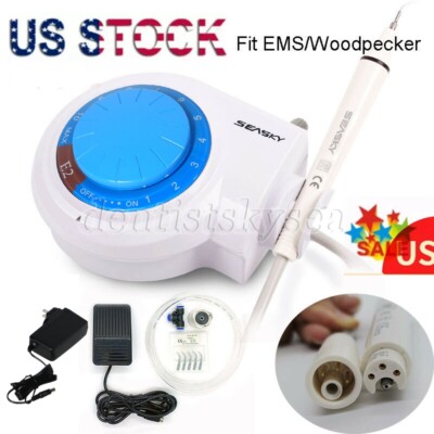 Dental Ultrasonic Piezo Electric Scaler W/ Handpiece fit Cavitron EMS OR USA