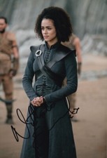 NATHALIE EMMANUEL signed Autogramm 20x30cm GAME OF THRONES in Person autograph