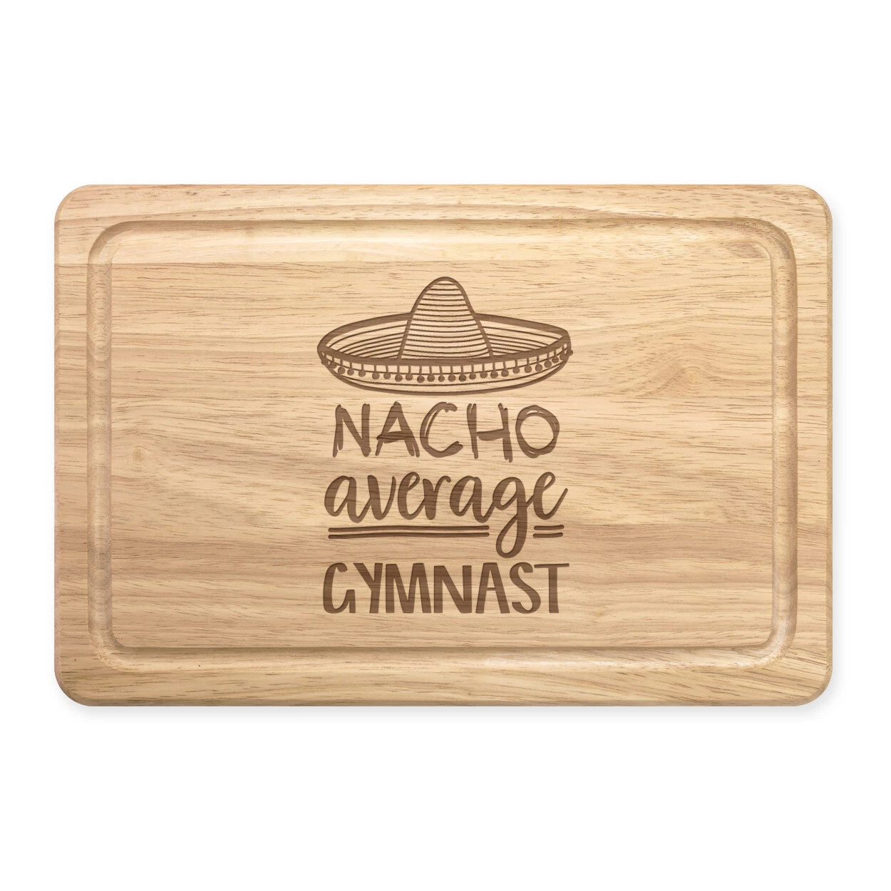 Nacho Medium Gymnast Rectangular Cut Out Board Worlds Best Funny Awesome