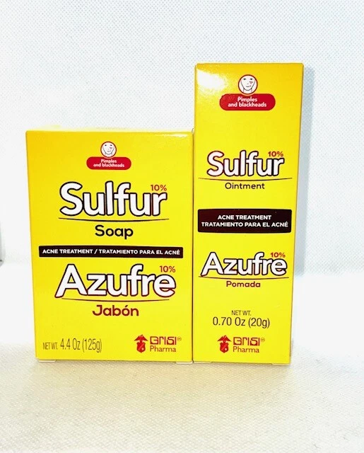 Grisi Bio серное мыло и СЕРНАЯ МАЗЬ.TRATAMIENTO PARA EL ACNE. - Изображение 2 из 2