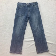 Flypaper Blue Jeans Men's 34x32 Y2K Grunge Goth Stretch *READ*