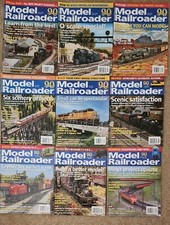 Lot of 9 MODEL RAILROADER Magazine YEAR 2024 -Jan-Sep Train, Layouts, Railroads+
