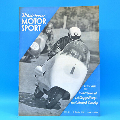 DDR Illustrierter Motorsport IMS 21/1956 Dessau Blitzen-Benz Moto-Cross Tourist