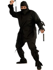 Hidden Dragon Warrior Ninja Men's Costume XL 46