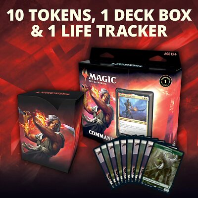 mtg commander deck arm for battle Magic the Gathering CCG: Legends Commander De  Cobbco 1 deck box (can hold 100 sleeved cards) Magic The Gathering Commander Legends