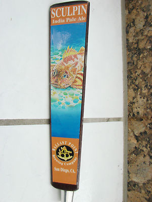 BEER TAP HANDLE SCULPIN INDIA PALE ALE BALLAST POINT FISH