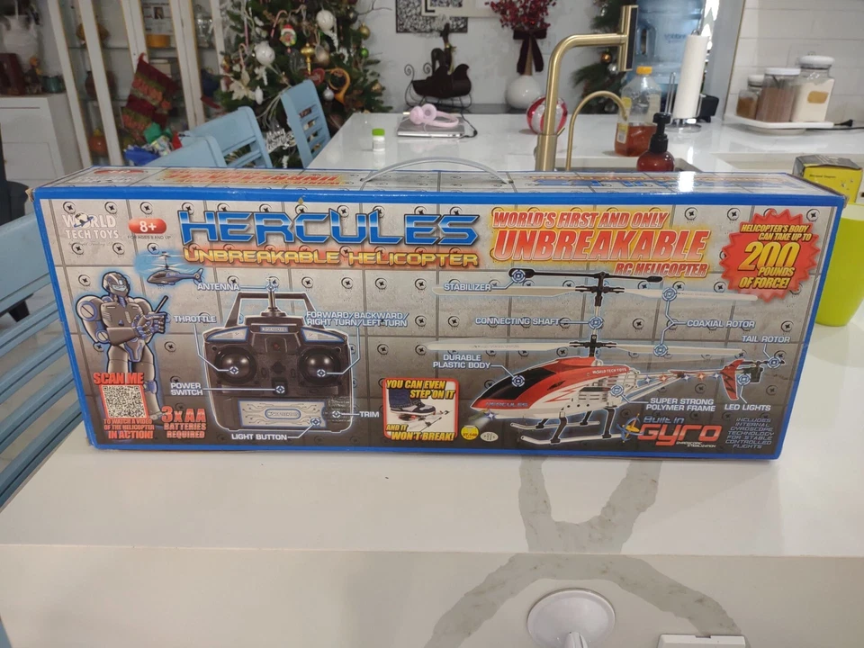 World Tech Toys Hercules Unbreakable 3.5CH Remote Control Helicopter - Image 3 of 4