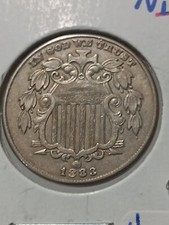 👉1883 Shield Nickel  Au Choice 