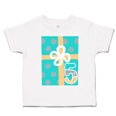 Toddler T-Shirt 5 Birthday Gifts Birthday Gifts Celebrate Boy & Girl Clothes