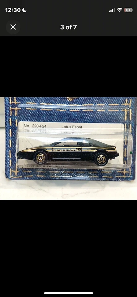 Tomy Pocket Cars Lotus Esprit nuevo en paquete 1979 nuevo stock antiguo 220-F24 Japón Foto 2 de 4