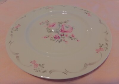 Castleton Belrose Pink Floral 10 3/4 Inch Dinner Plate Multiples Available EUC!