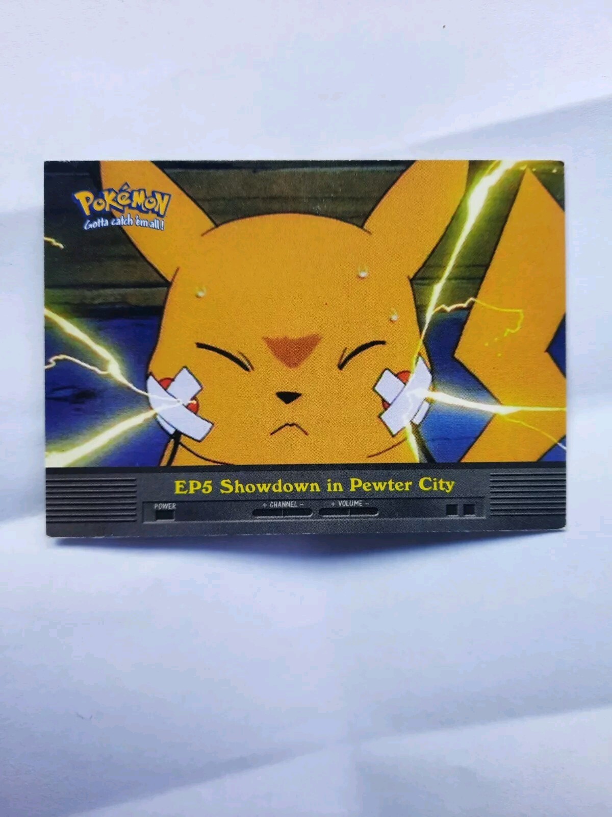 Pokemon Topps TV Animation Edition EP5 Showdown In Pewter City Card NM
