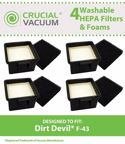Dirt Devil F43 Bagless HEPA 